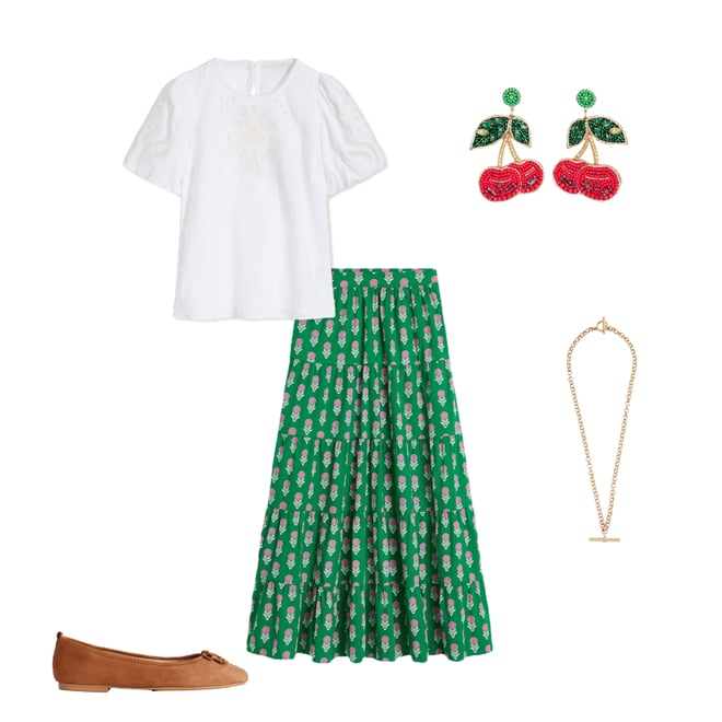 2nd bundle featuring 4 items which compliment Nadia Poplin Maxi Skirt