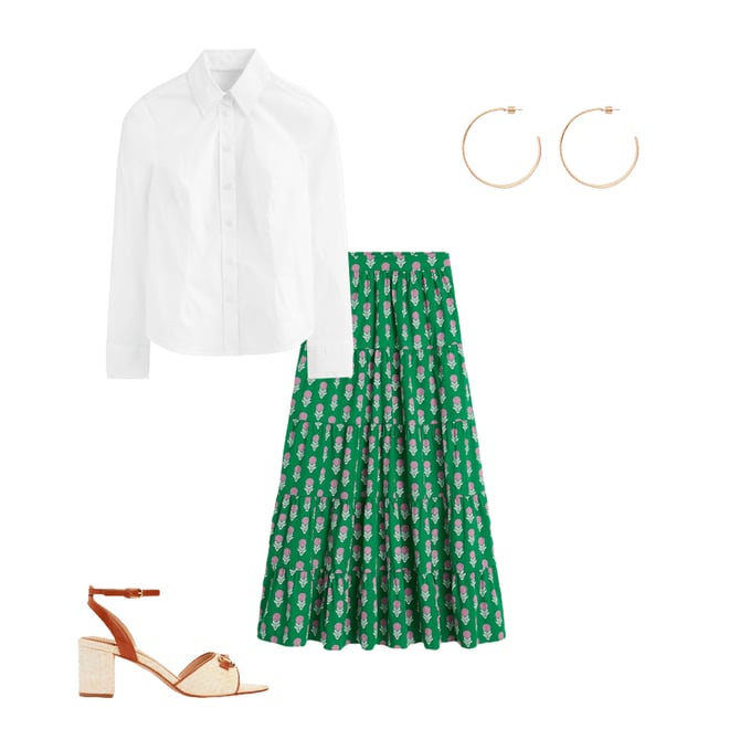 3rd bundle featuring 3 items which compliment Nadia Poplin Maxi Skirt