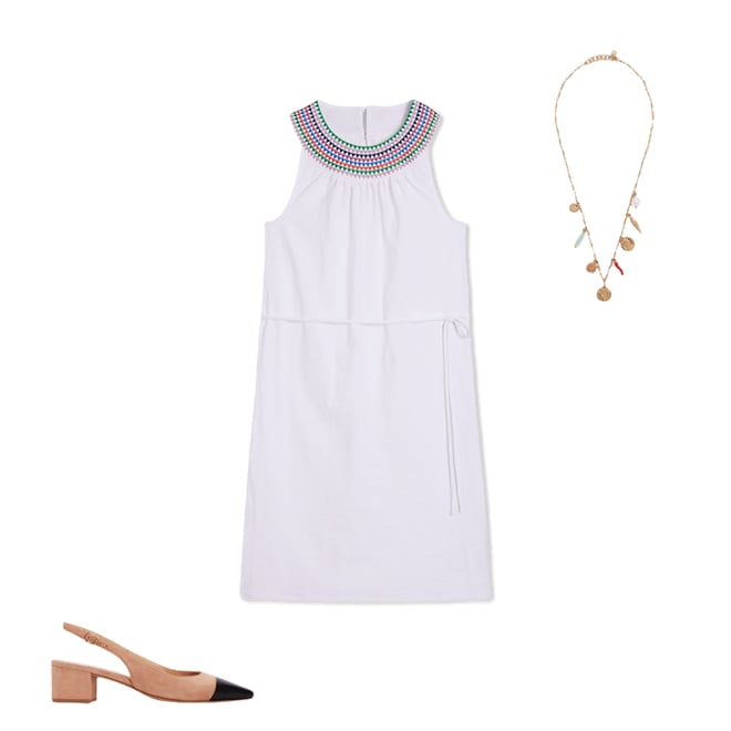 2nd bundle featuring 2 items which compliment Eleni Embroidered Short Dress-White