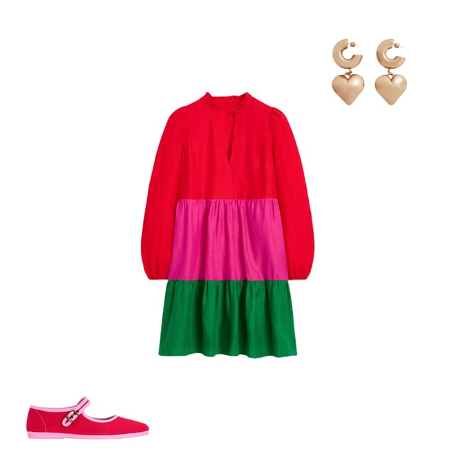 2nd bundle featuring 2 items which compliment Esme Linen Short Dress-Colourblock