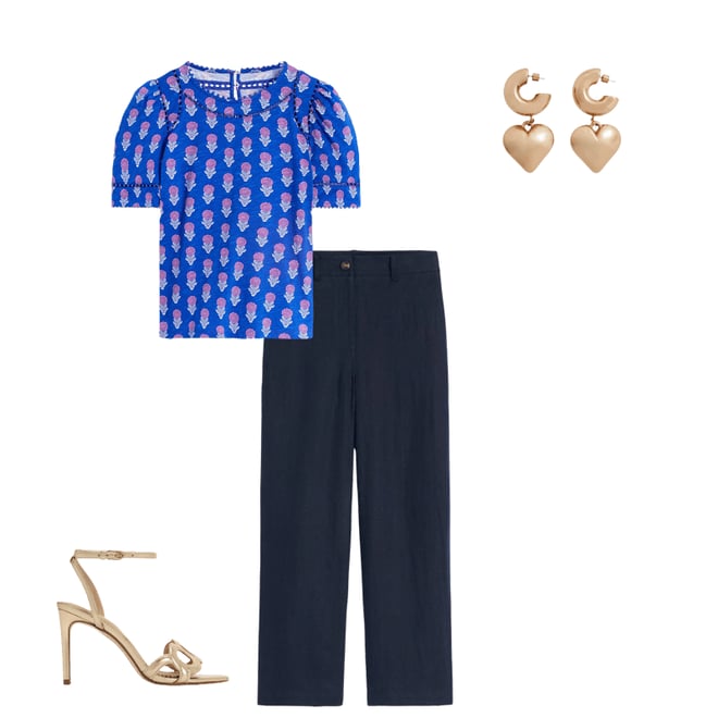 2nd bundle featuring 3 items which compliment Mila Trim Detail Top