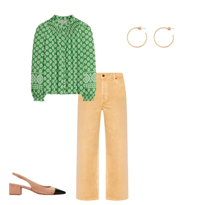 1st bundle featuring 3 items which compliment High Rise Straight Crop Jeans