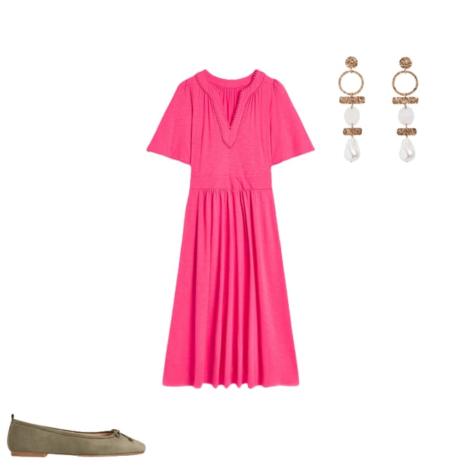 3rd bundle featuring 2 items which compliment Maddie Trim Jersey Dress