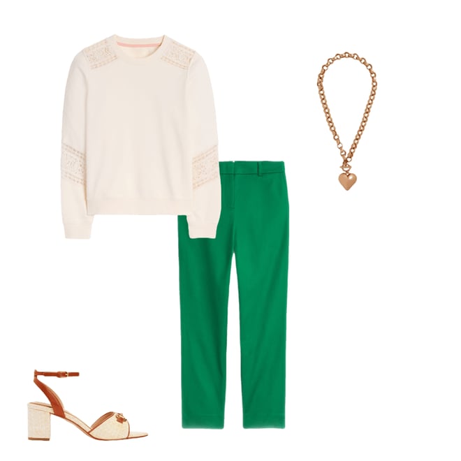 3rd bundle featuring 3 items which compliment Richmond 7/8 Trousers-Rich Emerald