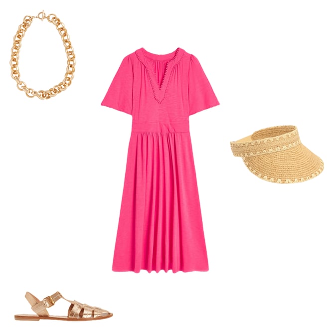 5th bundle featuring 3 items which compliment Maddie Trim Jersey Dress