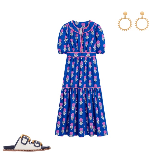 2nd bundle featuring 2 items which compliment Rhea Embroidered Midi Dress