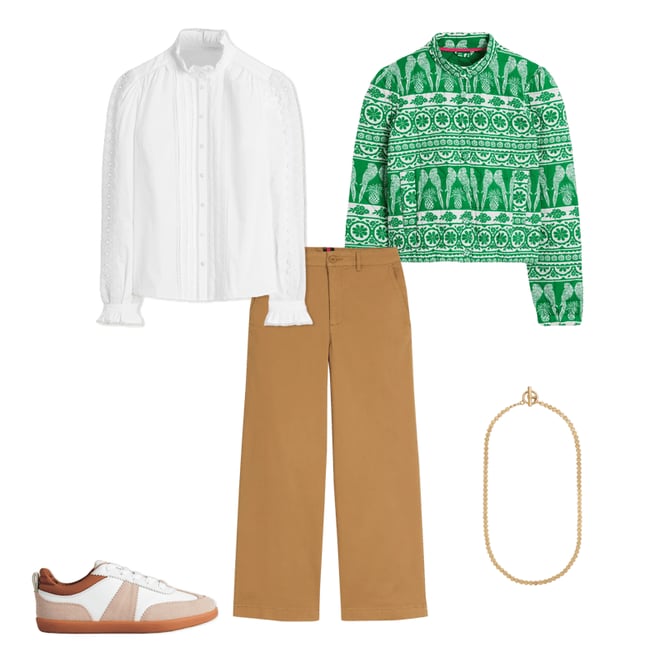 2nd bundle featuring 4 items which compliment Highbury Quilted Jacket-Ornate Tropics