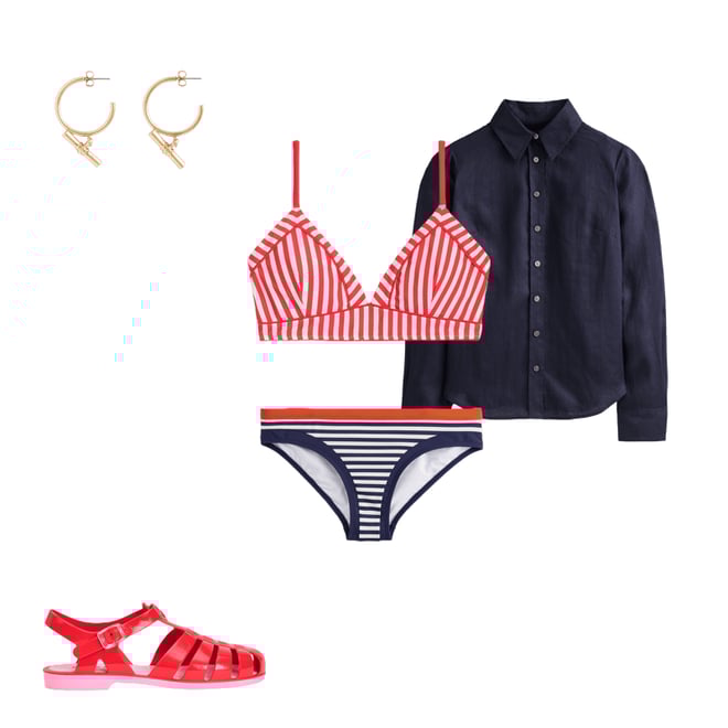 2nd bundle featuring 4 items which compliment Santorini Bikini Bottoms