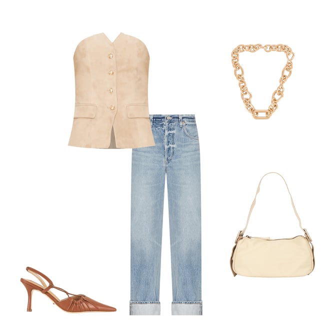 2nd bundle featuring 4 items which compliment Ayla Baggy Cuffed Crop