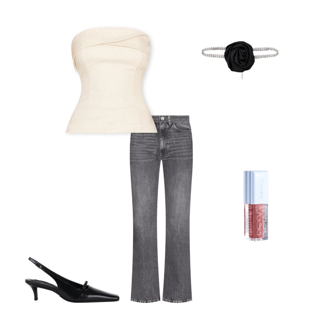 1st bundle featuring 4 items which compliment Josefina Strapless Top