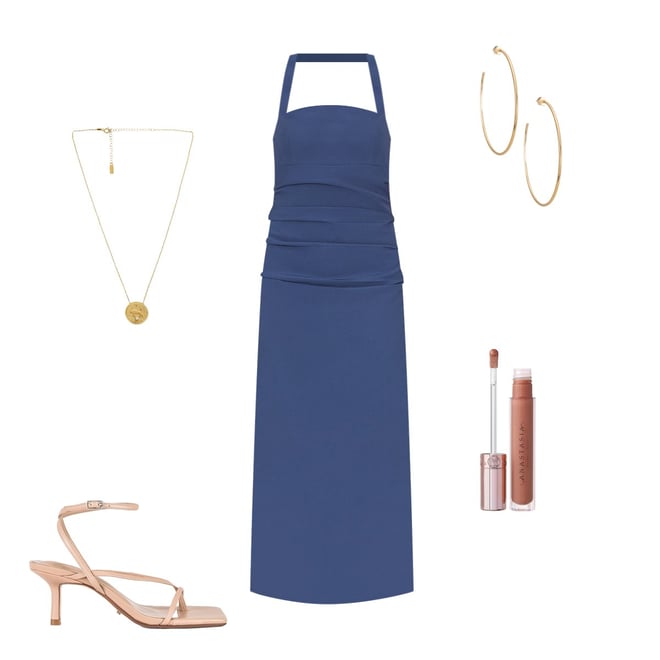 knee length dresses for ladies After Hours Corset Top Denim main image 1