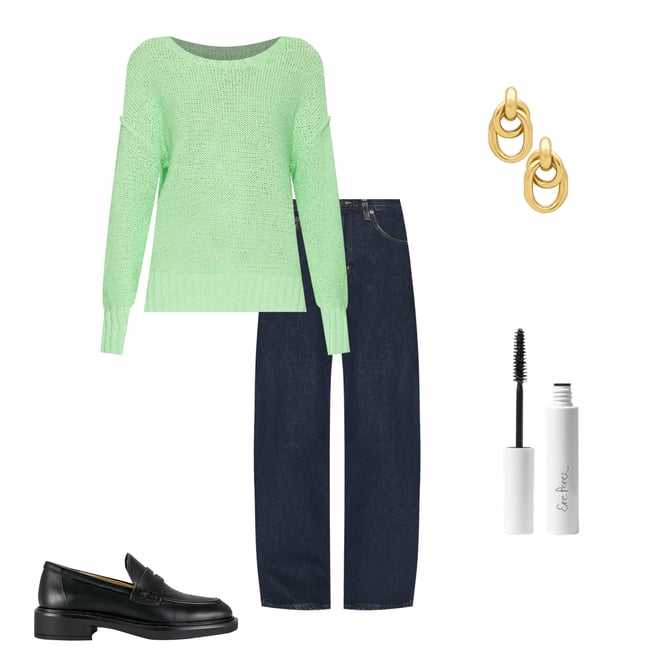 1st bundle featuring 4 items which compliment Low Curve Wide Leg