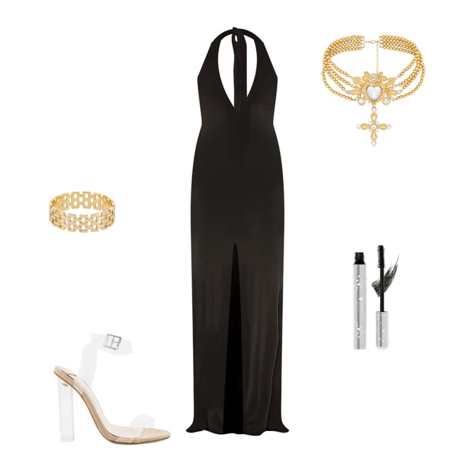 2nd bundle featuring 4 items which compliment x REVOLVE Illegal Halter Gown