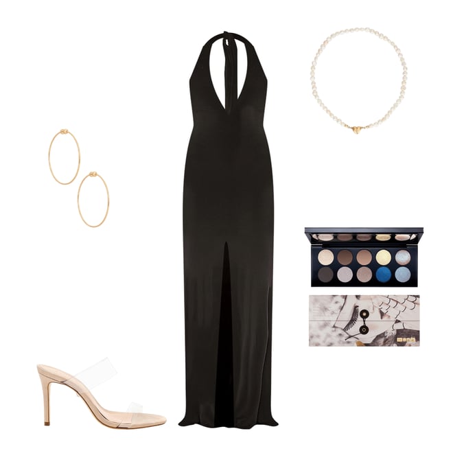 3rd bundle featuring 4 items which compliment x REVOLVE Illegal Halter Gown