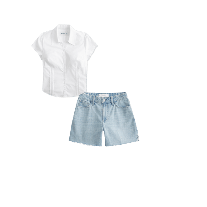 Short-Sleeve Poplin Shirt