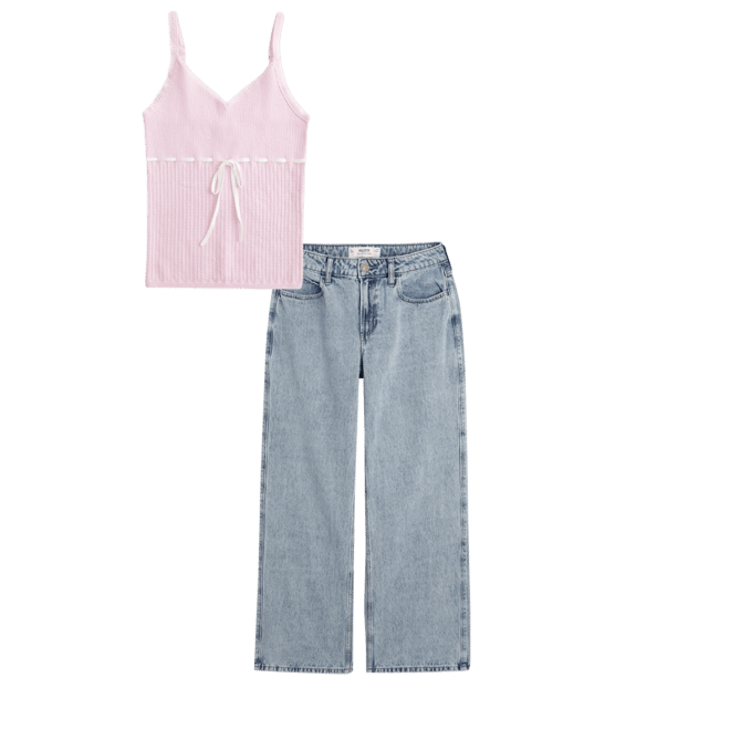 Tie-Front Sweater Tank