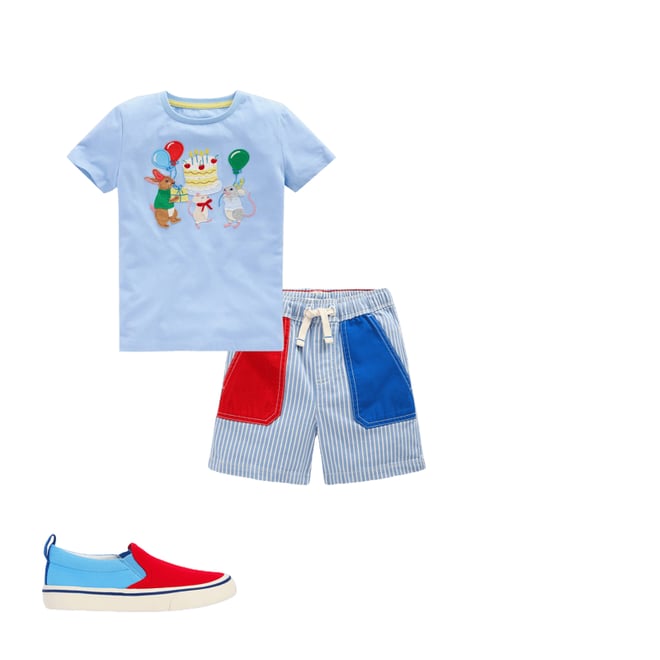 3rd bundle featuring 2 items which compliment Pull-On Cotton Shorts