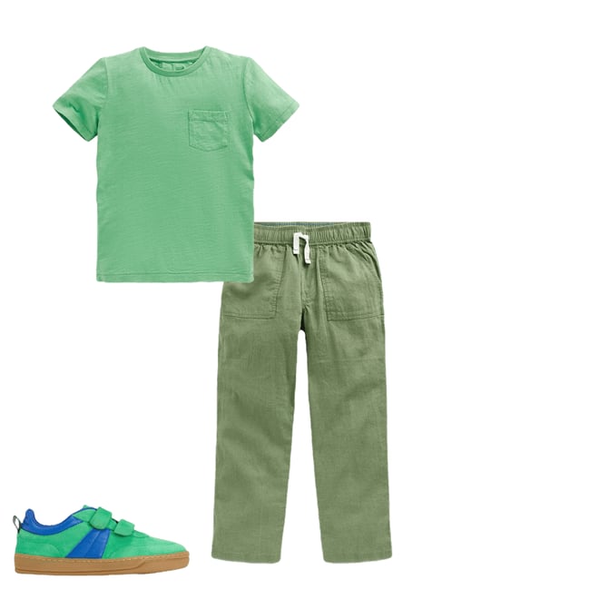 2nd bundle featuring 2 items which compliment Everyday Short Sleeve T-Shirt-Aloe Green