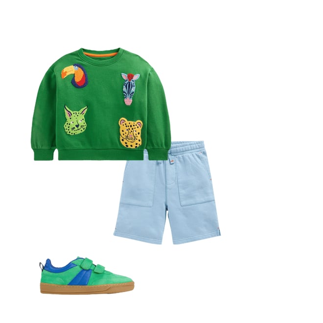 4th bundle featuring 2 items which compliment Garment Dye Shorts-Glacier Blue