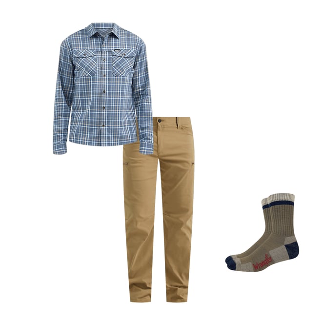 Men's Wrangler® Flex Waist Outdoor Cargo Pant in Elmwood