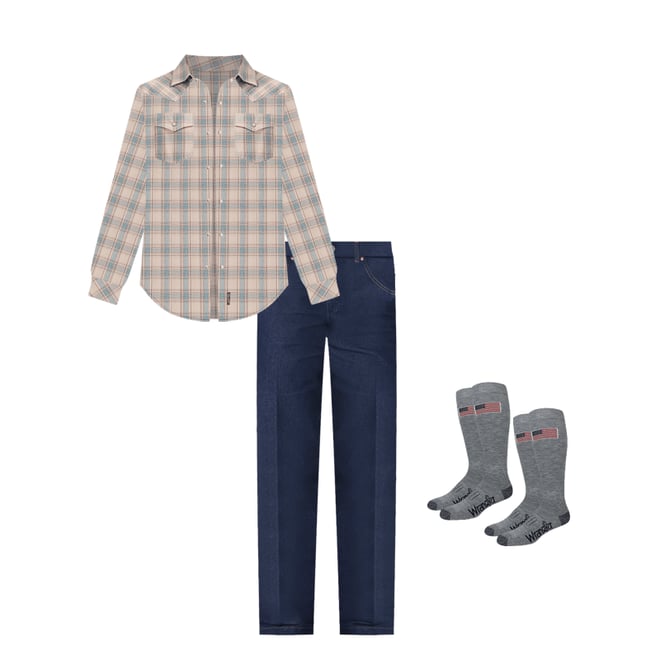 Rigid Wrangler® Cowboy Cut® Relaxed Fit Jean in Rigid Indigo