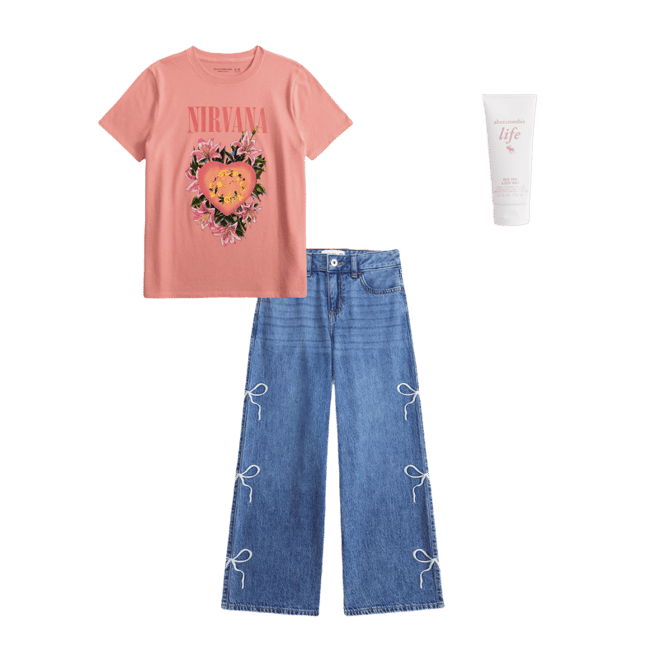 oversized nirvana graphic tee