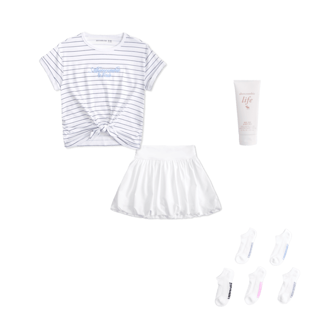 knot-front logo tee