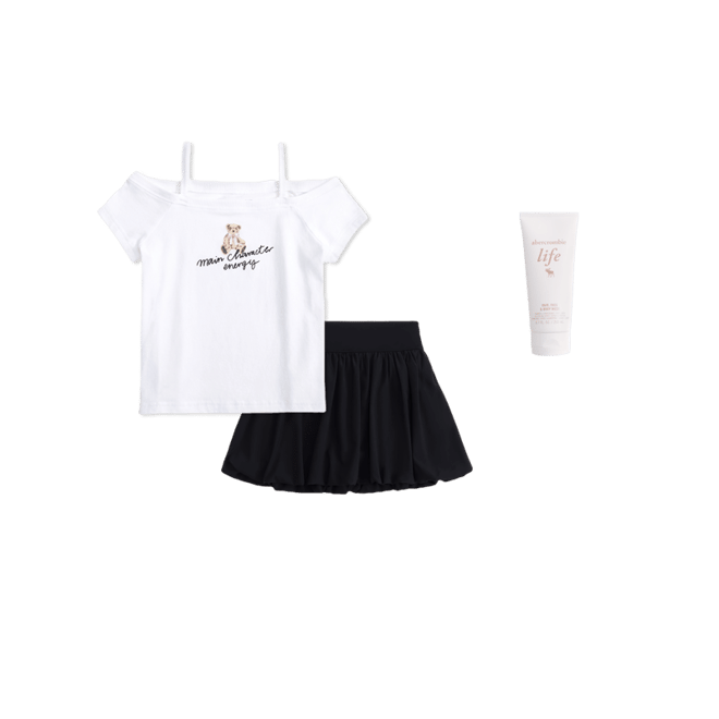 off-the-shoulder graphic tee