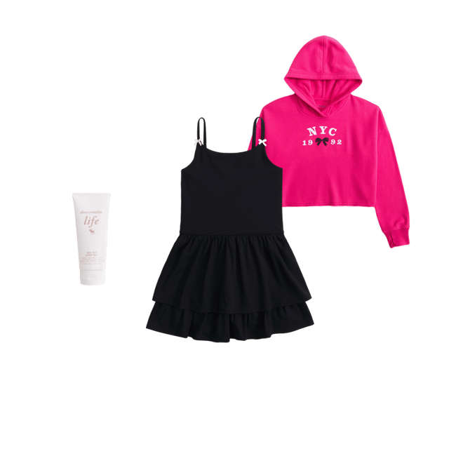 cutoff graphic popover hoodie