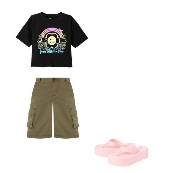 5th bundle featuring 2 items which compliment Tween Girls Platform Flip Flops