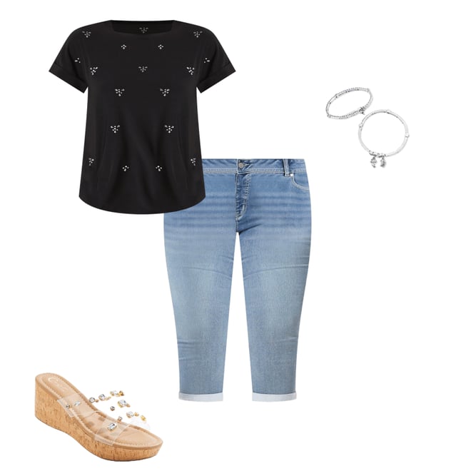  Cato Fashions | Cato Plus Size Jewel Embellished Knit Top