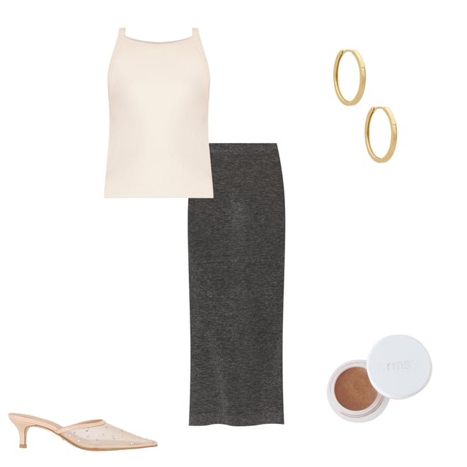 3rd bundle featuring 4 items which compliment Mae Maxi Knit Skirt