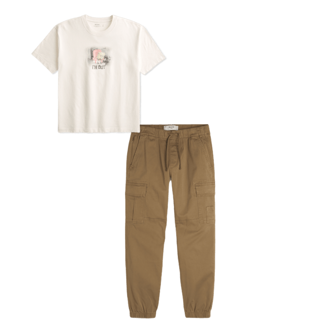 Relaxed Cargo Joggers