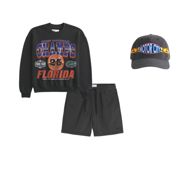 Boxy Florida Gators National Championship Graphic Sweatshirt