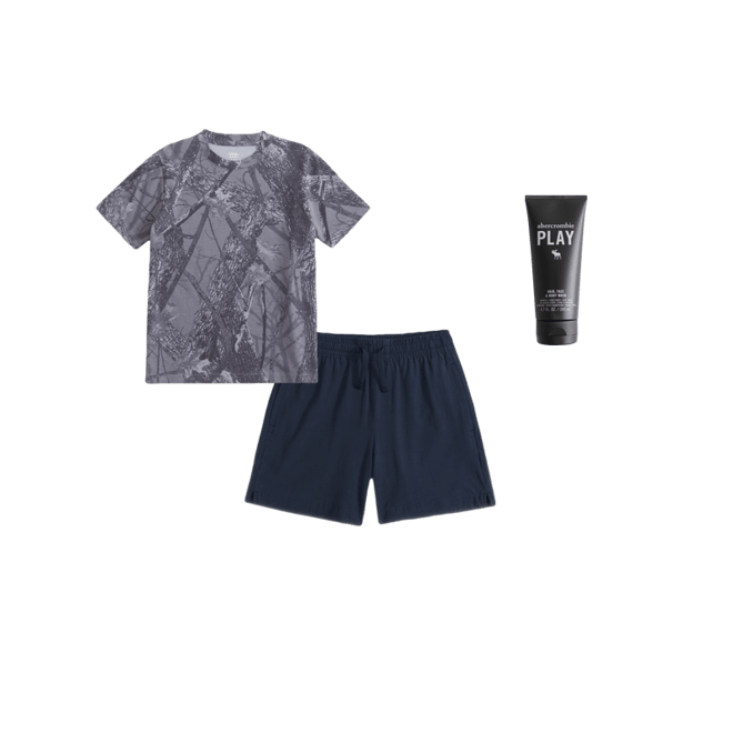 a&f hybrid shorts