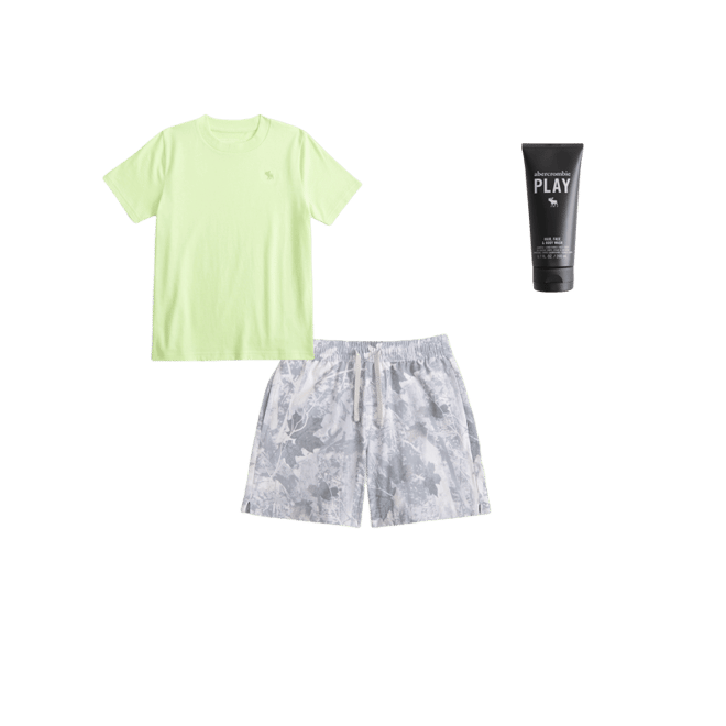 a&f hybrid shorts
