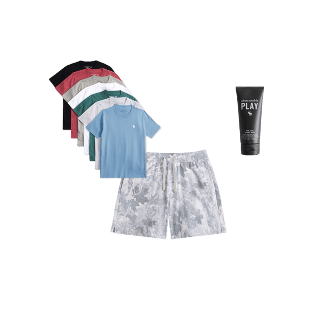 a&f hybrid shorts