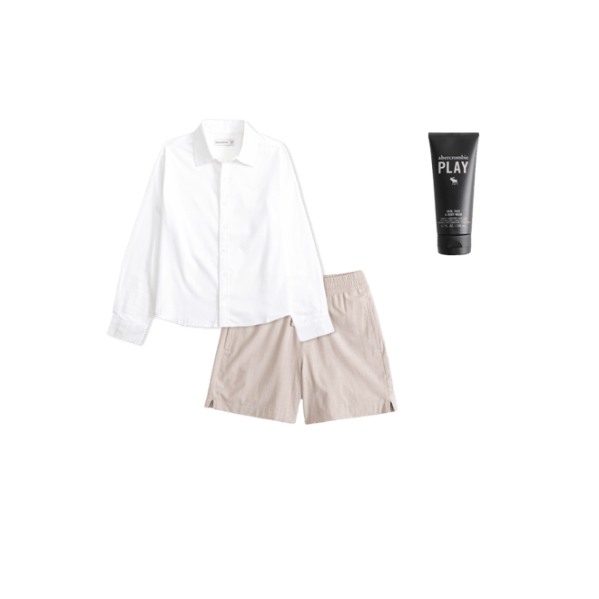 a&f hybrid shorts