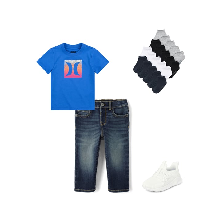 7th bundle featuring 3 items which compliment Toddler Boys Running Sneakers