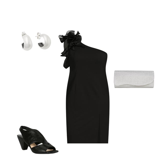 Marina Plus Size Ruffle One Shoulder Sleeveless Scuba Crepe Sheath Dress |  Dillard's