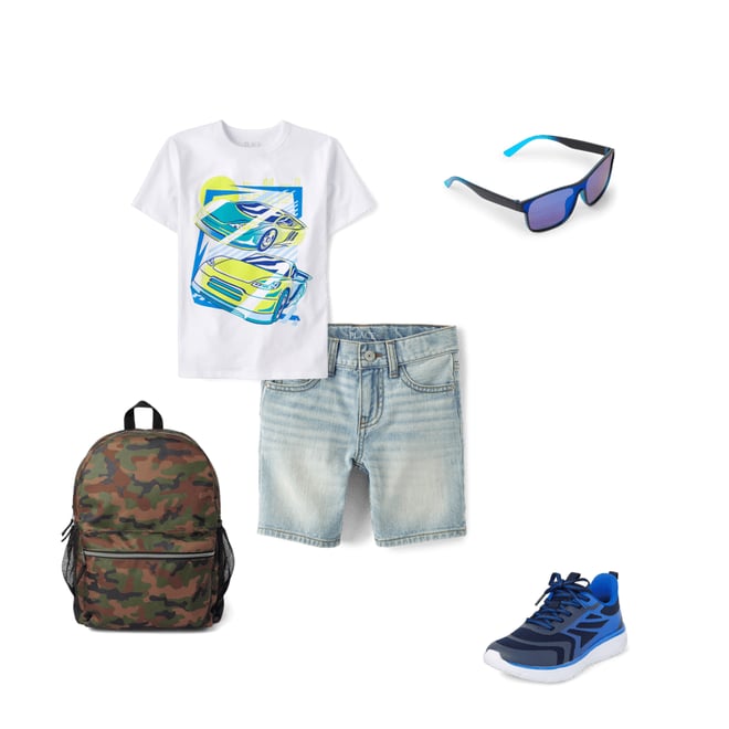 4th bundle featuring 4 items which compliment Boys Camo Backpack