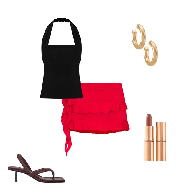 3rd bundle featuring 4 items which compliment x REVOLVE Olia Halter Top