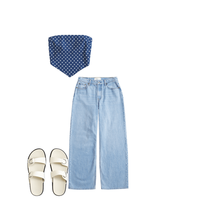 Double-Strap Hardware Sandals