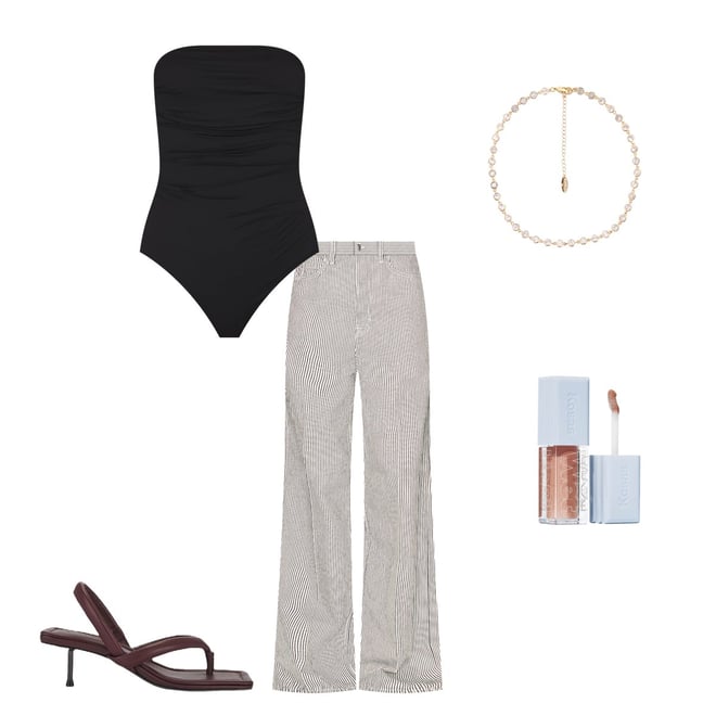 【関税込み】AGOLDE ブラック Gwyneth ボディスーツ Gwyneth Bodysuit in Black – AGOLDE