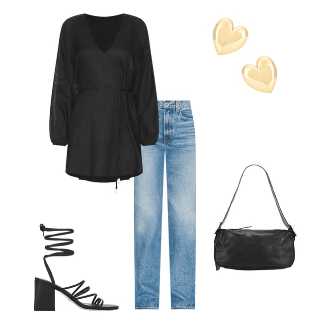 2nd bundle featuring 4 items which compliment Sara Super High Rise Slim Straight