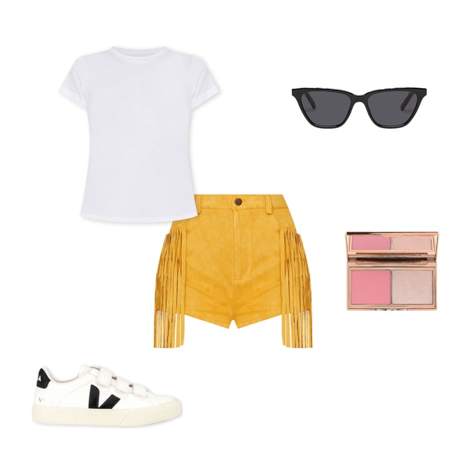 1st bundle featuring 4 items which compliment Autumn Fringe Short