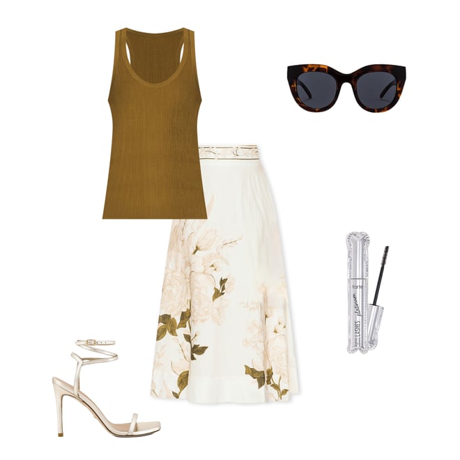 5th bundle featuring 4 items which compliment x REVOLVE Barelynudist 100 Sandal