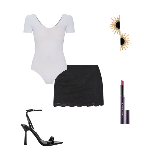 1st bundle featuring 4 items which compliment Ballet Cap Sleeve Bodysuit
