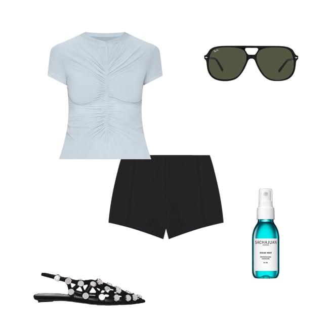3rd bundle featuring 4 items which compliment Mesh Gathering Baby Tee