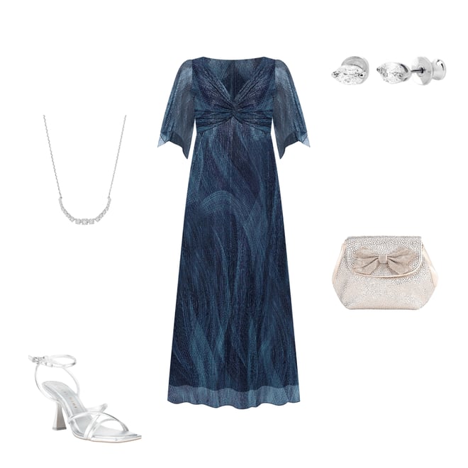 marina v neck embroidered dress Vix Paula Hermanny Marina Cover-Up Dress main image 0